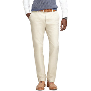 Milano Fit Garment-Dyed Chinos - Oatmeal